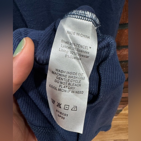 Quince Tencel Rib Knit Sleeveless Dress - Picture 11 of 13